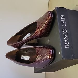 Franco Celin sz 36 3" heel made in Italy